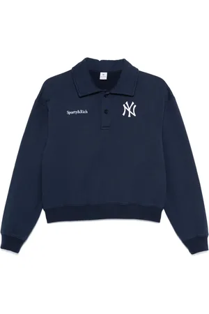 Sporty & Rich Playera tipo polo Yankees Serif