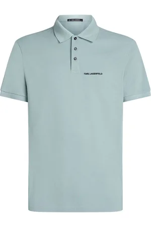 Karl Lagerfeld Playera tipo polo con logo