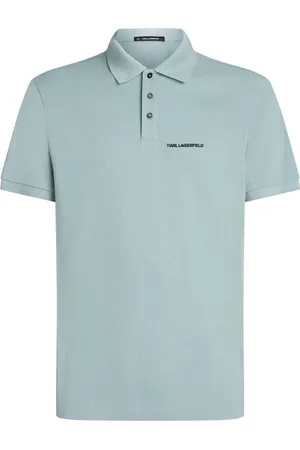 Karl Lagerfeld Playera tipo polo con logo