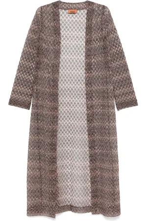Missoni Abrigo estilo cárdigan con motivo en jacquard