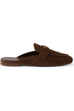Prada Mules de gamuza