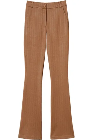 Twin-Set Pantalones acampanados en jacquard