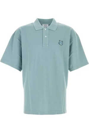 Maison Kitsuné Playera tipo polo con parche Fox Head
