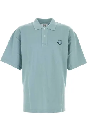 Maison Kitsuné Playera tipo polo con parche Fox Head
