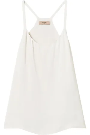 Twin-Set Top con acabado satinado