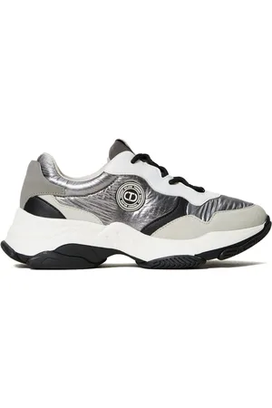 Twin-Set Tenis con parche del logo