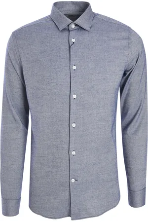 corneliani Camisa de popelina