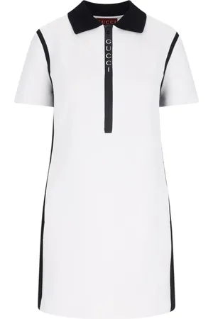 Gucci Vestido midi con logo estampado