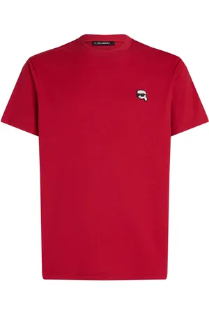 Karl Lagerfeld Playera con parche Ikon