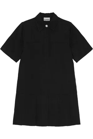 Ganni Vestido corto de sarga