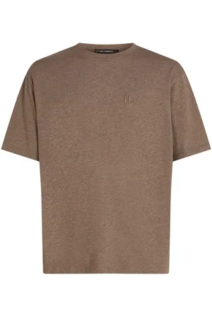 Karl Lagerfeld Playera con monograma bordado