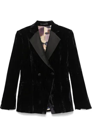 Paul Smith Blazer de terciopelo arrugado