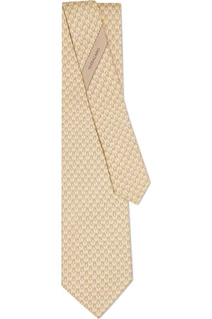 Salvatore Ferragamo Corbata de seda con scooter estampado