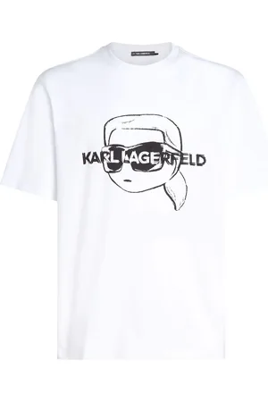 Karl Lagerfeld Playera con parche Ikon