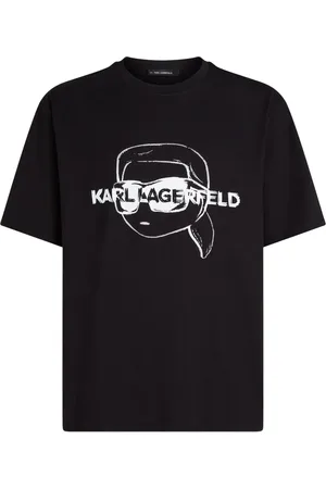 Karl Lagerfeld Playera con parche Ikon