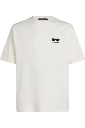 Karl Lagerfeld Playera con logo estampado