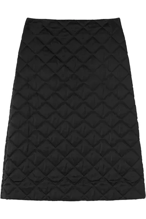 Jil Sander Falda midi con diseño acampanado