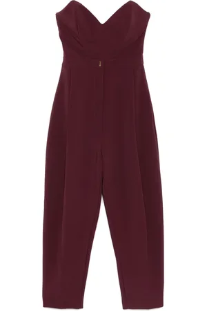 Elisabetta Franchi Jumpsuit con cuello estilo bustier