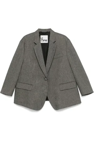 8PM Blazer con motivo de espiga