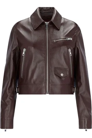 Gucci Chamarra biker con cierre