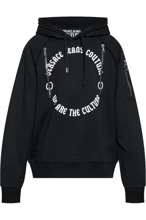 VERSACE Hoodie con logo estampado