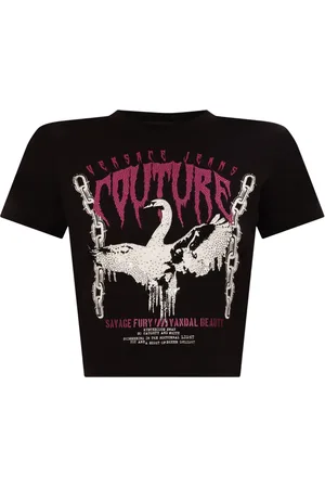 VERSACE Playera con logo