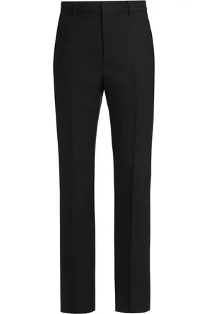 Saint Laurent Pantalones rectos con pinzas
