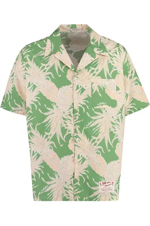 VALENTINO GARAVANI Camisa bowling con piñas estampadas