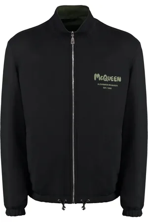Alexander McQueen Chamarra bomber reversible Graffiti