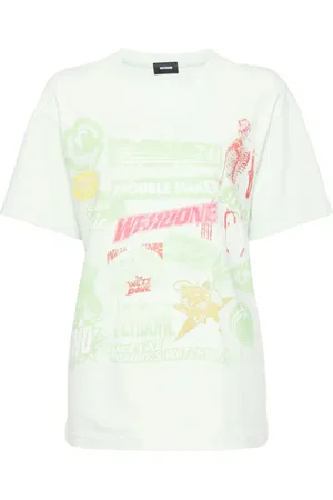 We11 Done Playera con collage
