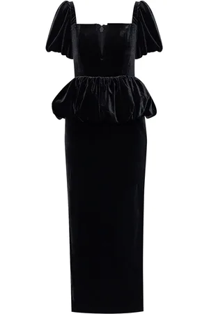 Self-Portrait Vestido con peplum
