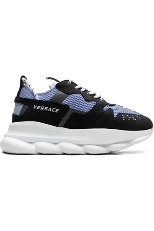 VERSACE Tenis Chain Reaction 2 Black/Light Blue