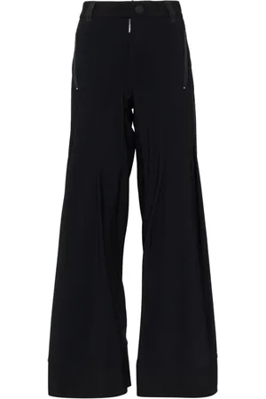 High Pantalones acampanados con diseño plisado