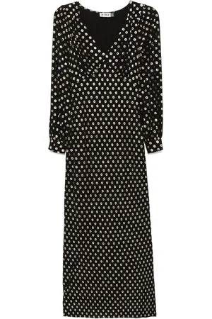 RIXO London Vestido midi Mavis