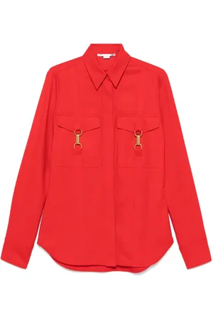 Stella McCartney Camisa con detalle de broche