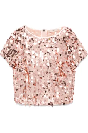 BLANCA Top con lentejuelas