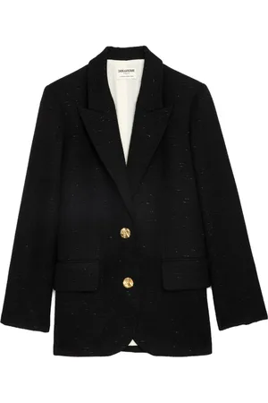 Zadig & Voltaire Blazer de tweed con botones
