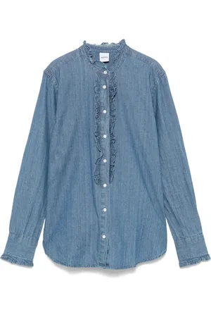 Aspesi Camisa con detalle de volantes
