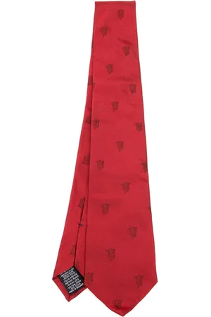 Paul Smith Corbata de seda Manchester United - Red Devil