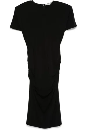 Stella McCartney Vestido midi manga corta