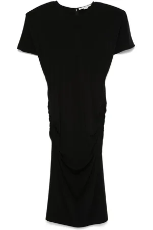 Stella McCartney Vestido midi manga corta