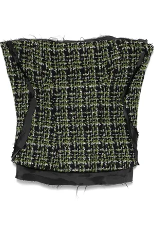 OTTOLINGER Corset de tweed deconstruido