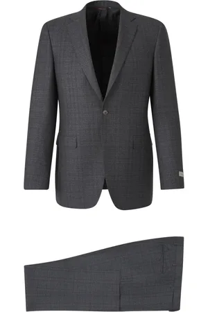 CANALI Traje de dos piezas con estampado de cuadros