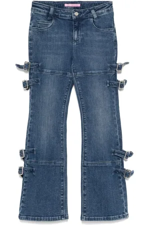 MISS BLUMARINE Jeans con detalle de hebilla