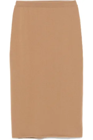 NUDE Falda midi con diseño tejido