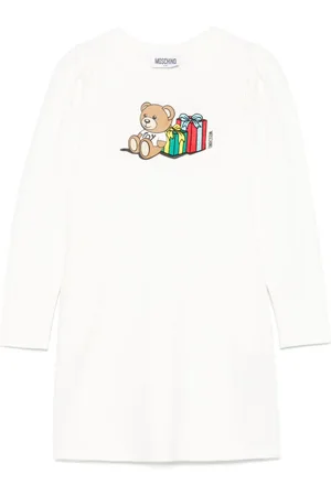 Moschino Vestido con motivo Teddy Bear