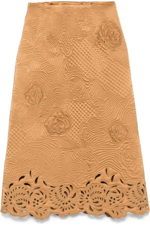 ERMANNO SCERVINO Falda midi capitonada