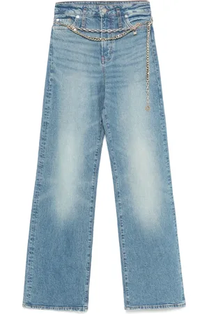 Maje Jeans con cinturón de cadena