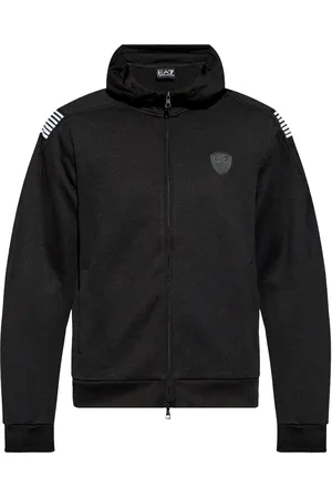 EA7 Hoodie con logo estampado