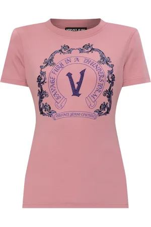 VERSACE Playera con logo